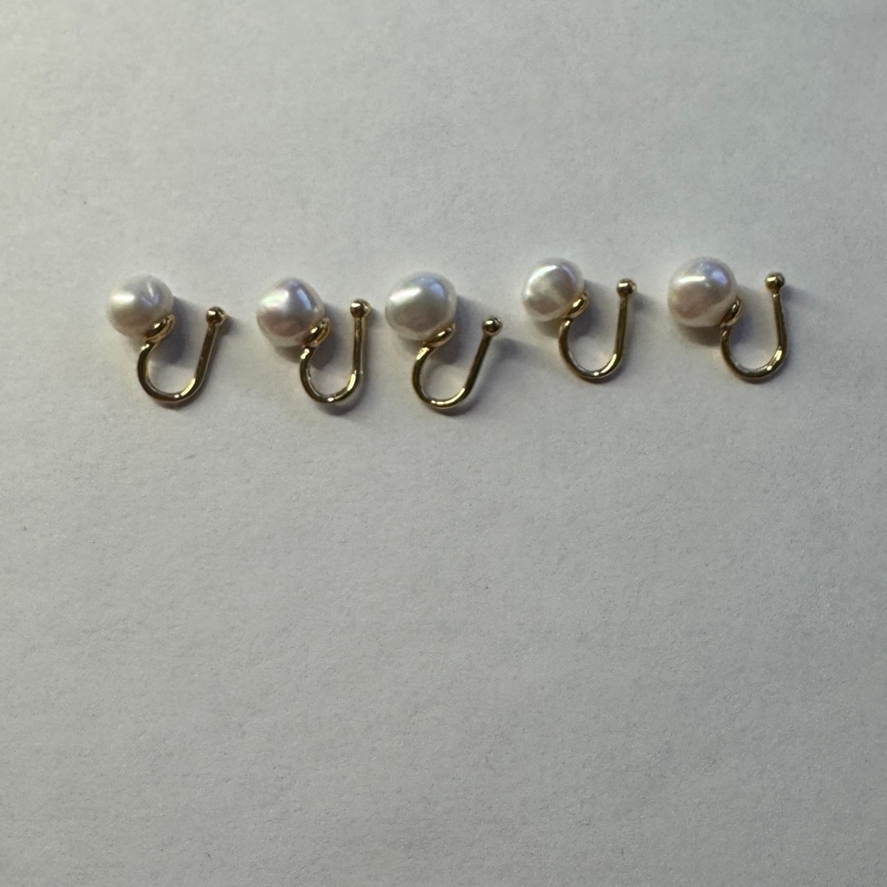 BaubleBar Pearl Ear Cuff Set